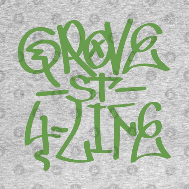 Grove Street Graffiti by Power Up Prints